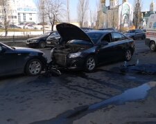 ДТП в Киеве, скриншот из видео