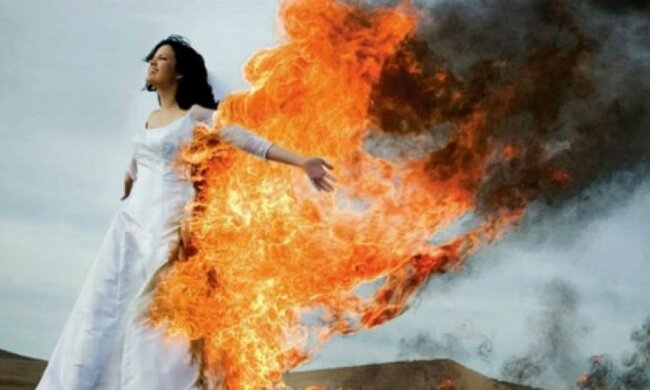 "Сукня в мотлох" - нова фішка весільних фотографій