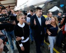 Приезд Саакашвили: копы рапортуют о пострадавших