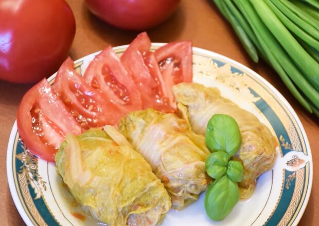 Голубцы с мясом из пекинской капусты