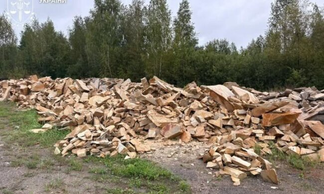 незаконний видобуток піщанику