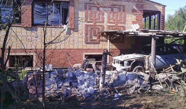 Дзержинск после обстрела (фото)