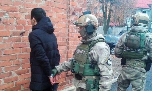 Задержания, фото Нацполіція