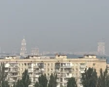 Смог над Києвом після масованої атаки РФ