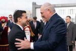 Зеленский и Лукашенко во время форума регионов Украины и Беларуси в Житомире, октябрь 2019 года