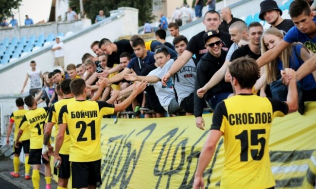 В українській першості забили підозрілий м'яч