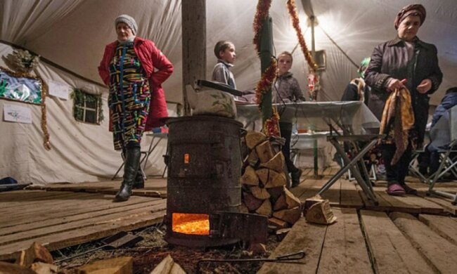 Як у Криму рятуються від холоду (фото)
