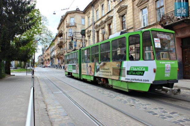 Трамвай №8 во Львове