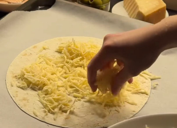 Піца з лавашу: фото скрін рецепту