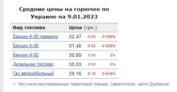 Топливо. Фото: скрин Минфин