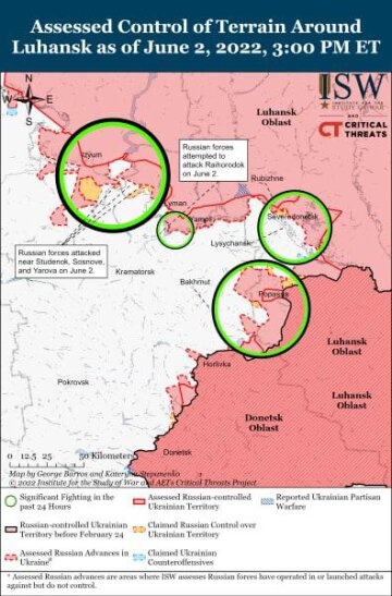 Ситуация на фронте, фото: ISW