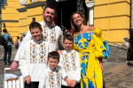 Григорій Решетник із сім'єю, фото із соцмереж