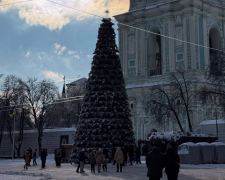 Украинцы, Киев, елка,  фото из соцсетей