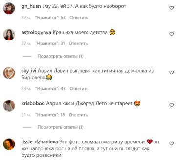 Комментарии на пост "peopletalk" в Instagram