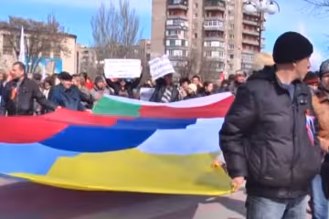 Российский митинг, фото: скриншот из видео