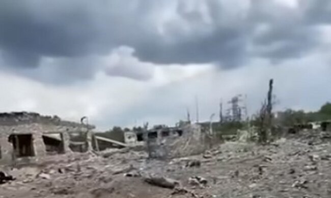 Разрушена база кафиров. Фото: скриншот с видео