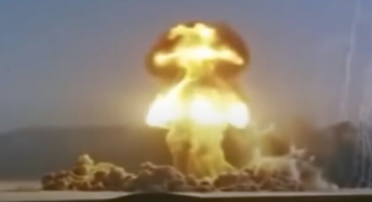 Ядерний вибух. Фото: кадр з відео