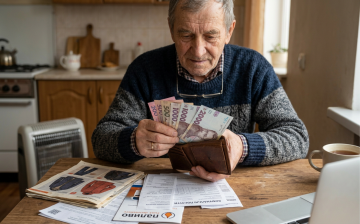 Грошова допомога на зиму. Фото: згенероване ШІ