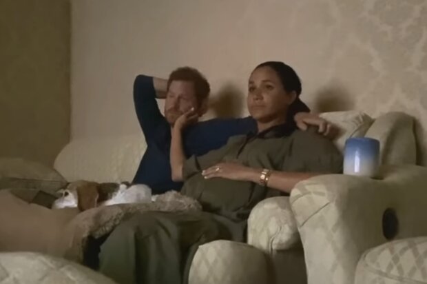 Меган Маркл та принц Гаррі, кадр з відео