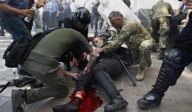 Фото столкновений под Радой вошло в топ-100 мирового издания