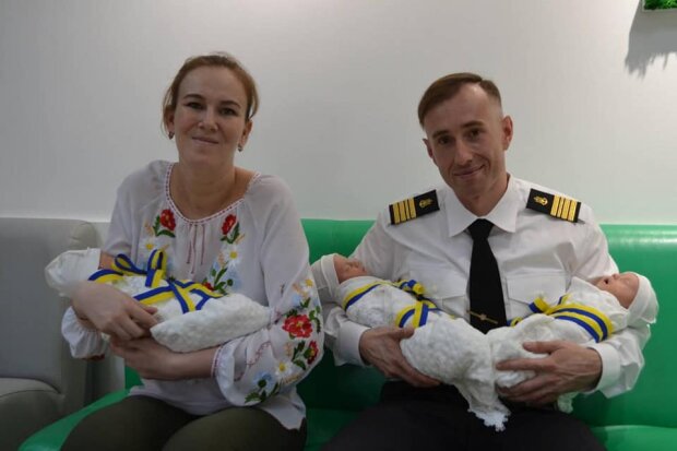 В семье военных родилась тройня, facebook.com/GeneralStaff.ua