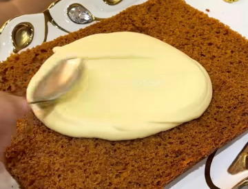 Лінивий медовик: фото скрін рецепту