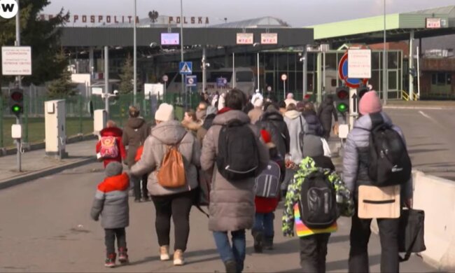Польская граница, фото: скриншот из видео