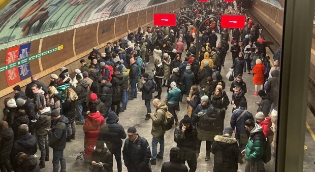 Транспортный коллапс в Киеве, фото: Знай.ua
