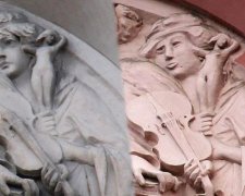 Реставратори зробили «пластичну операцію» німфі на барельєфі (фото)