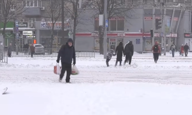 Зимняя погода. Фото: скрин youtube