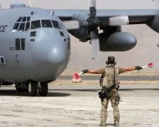 У мережі показали місце аварії військового літака США: є жертви