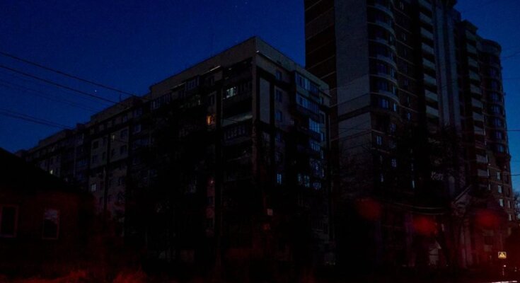 Украинцы без света, скриншот: YouTube