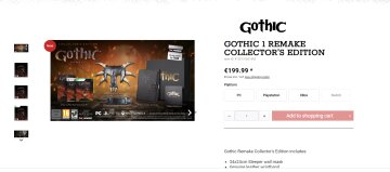 GOTHIC 1 REMAKE COLLECTOR'S EDITION, скріншот: thqnordic