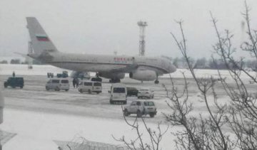 В Борисполі приземлився літак Путіна (фото)