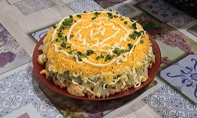 Цибулевий салат, кадр з відео