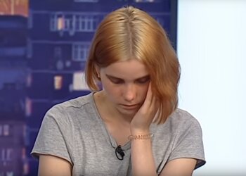 Люба попала в сексуальное рабство, скрин с видео
