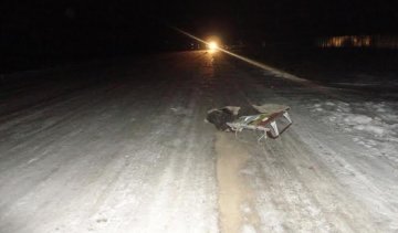 Фура ледь не вбила дівчинку 