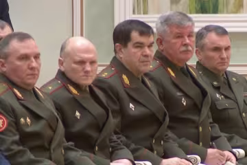 белорусские военные, скриншот с видео