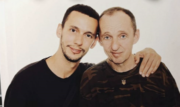 Олександр Горенюк та батько