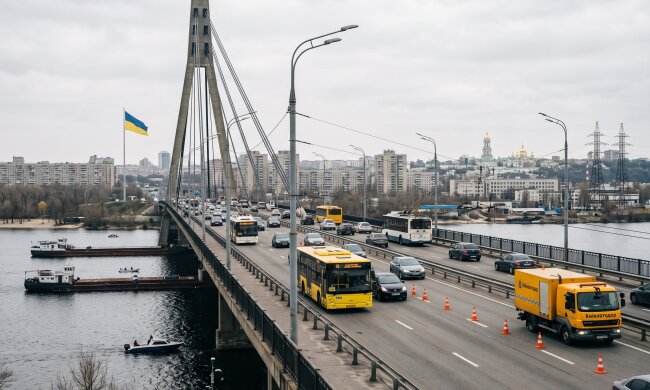 міст Київ Дніпро транспорт