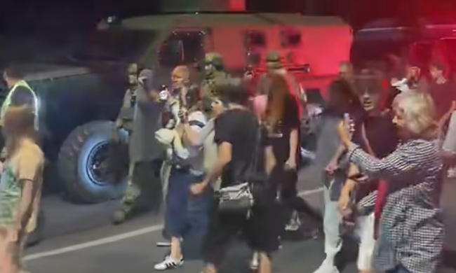 Бійка з ТЦК, кадр з відео