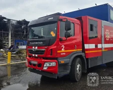 Наслідки атаки дроном у Харкові