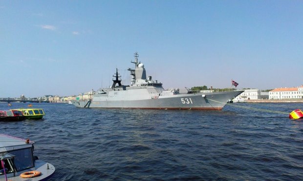 Российские корабли у берегов Латвии