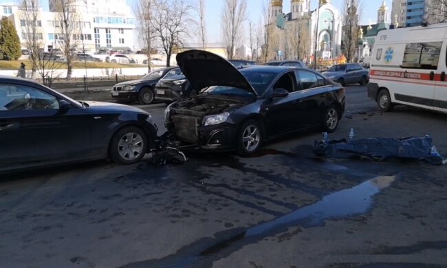 ДТП у Києві, скріншот з відео