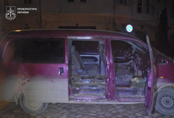 Машина убитого военнослужащего ТЦК. Фото: Прокуратура Украины