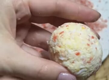 Крабовые рафаэлки: фото скрин рецепта