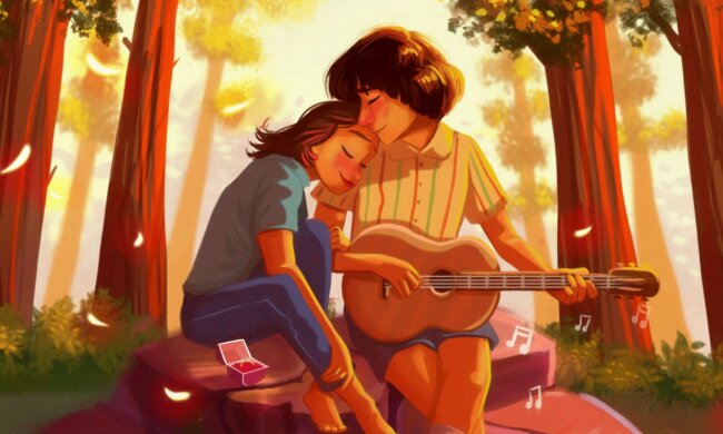 Романтика - арт, скріншот: YouTube