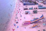 На Азовском море отдыхающие стали свидетелями прекрасного зрелища, — яркие кадры попали в сеть