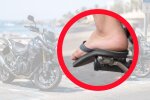 Штраф 200 євро за шльопанці на мотоциклі в Іспанії