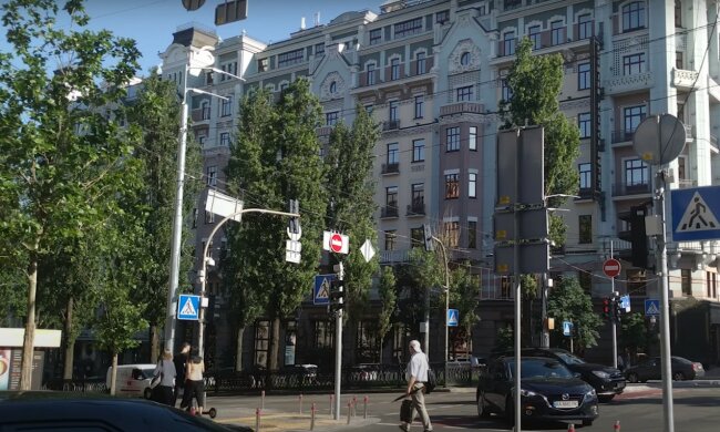 вулиці Києва, скріншот з відео